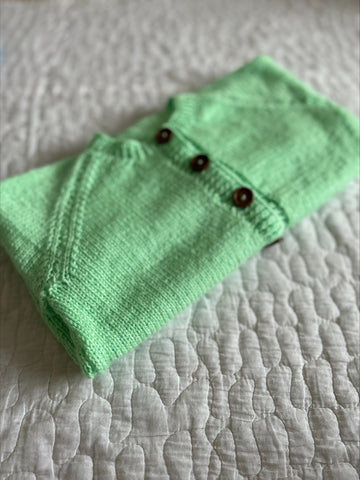 Age 5-6 Years Handknitted Cardi (Oversized)